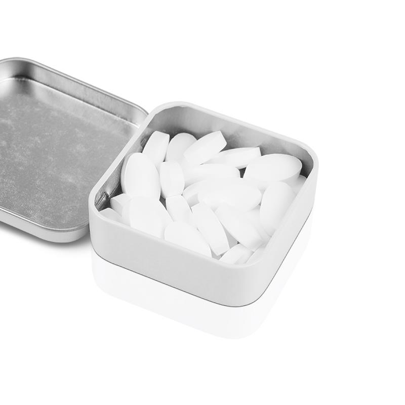 Pfefferminzdose quadratisch