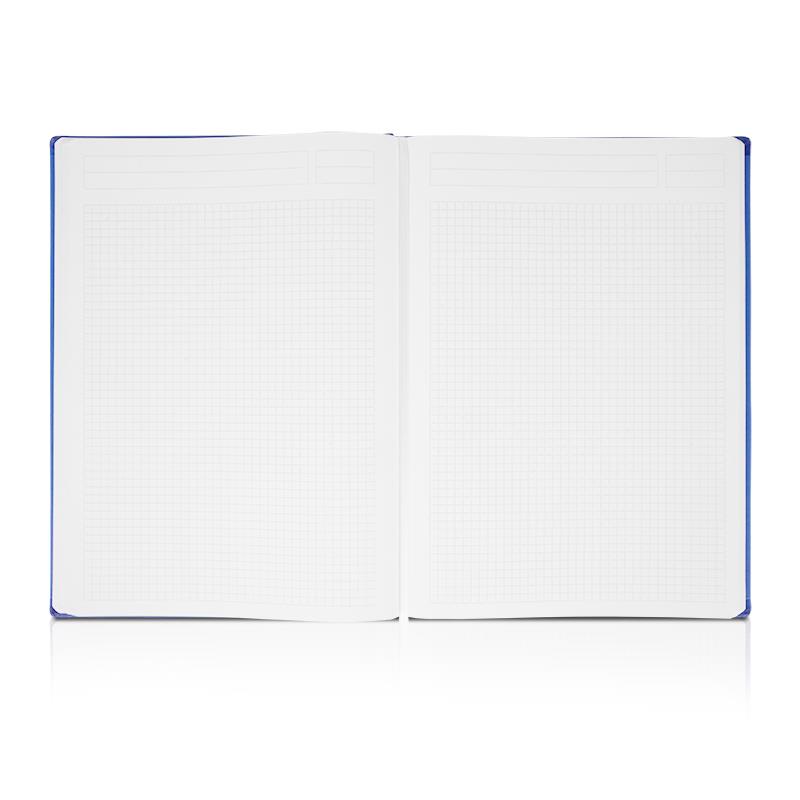 Notizbuch Hardcover A4 bezogen blau