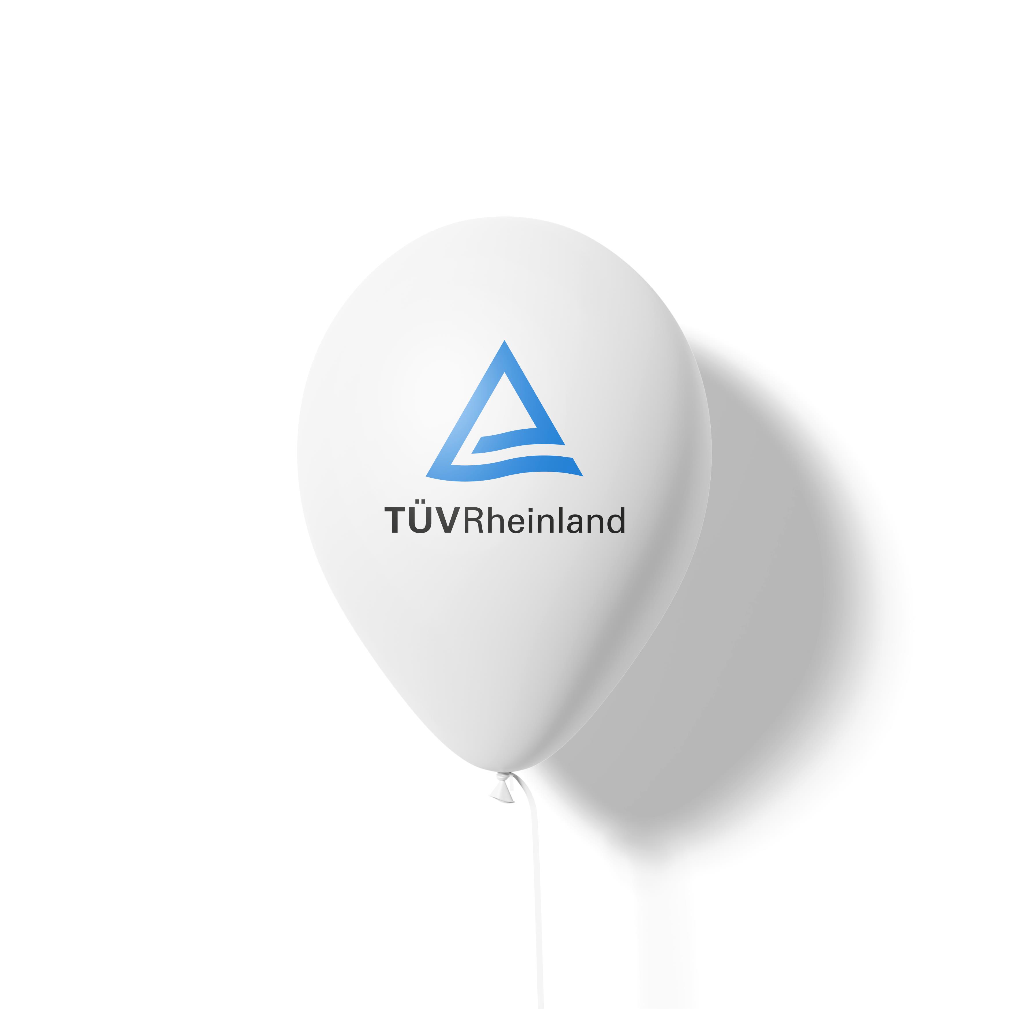 Luftballon in weiß